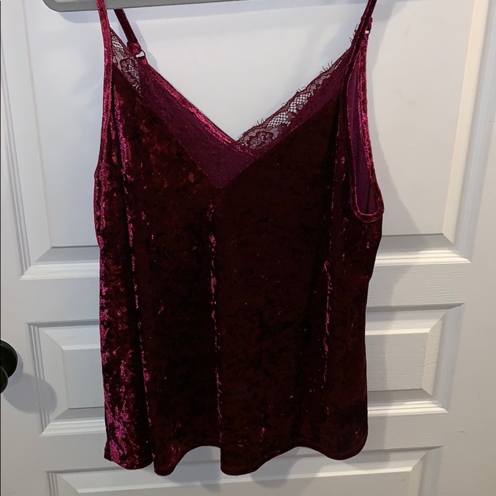 Velvet camisole